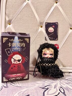 Iris Card Pact Series Blind Box Hanging Plush Pendant-Heart Blaze
